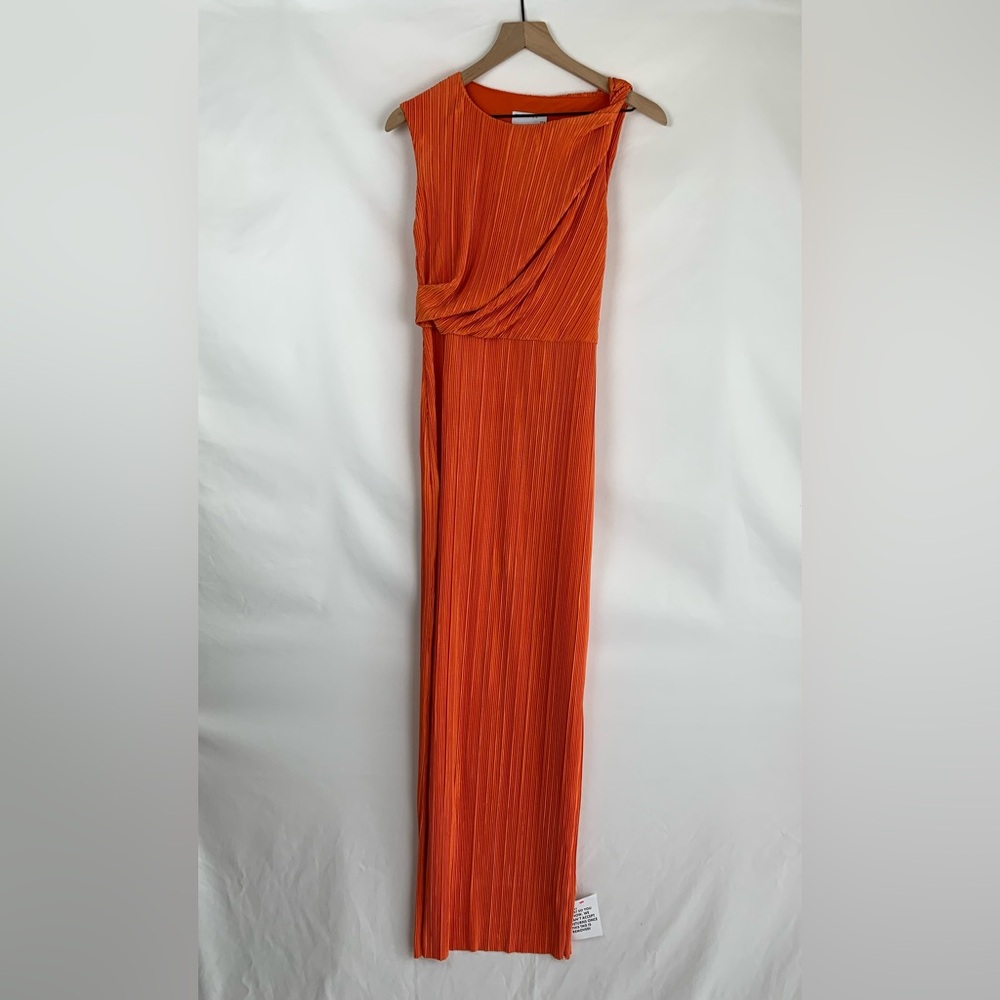 ASOS Sleeveless Midi Dress With Drape Sash Detail - Picture 4 of 10